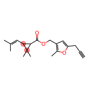 2-Methyl-5-propargyl-3-furylmethyl chrysanthemate