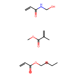 2-甲基-2-丙烯酸甲酯与2-丙烯酸丁酯和N-羟甲基-2-丙烯酸胺的聚合物