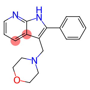 3-(Morpholinomethyl)-2-phenyl-1H-pyrrolo[2,3-b]pyridine