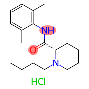 (s)-(-)-1-butyl-2-(2,6-xylylcarbamoyl)-piperidine hydrochloride