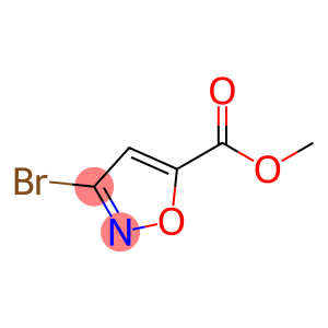 3-Bromo-5-(methoxycarbonyl)isoxazole, Methyl 3-bromo-1,2-oxazole-5-carboxylate