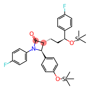 2-Azetidinone, 1-(4-fluorophenyl)-3-[(3S)-3-(4-fluorophenyl)-3-[(trimethylsilyl)oxy]propyl]-4-[4-[(trimethylsilyl)oxy]phenyl]-, (3R,4S)-