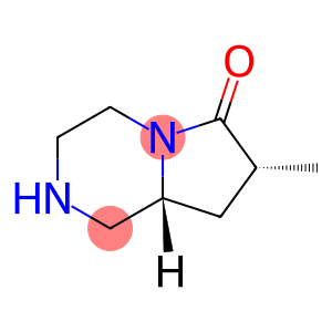 Pyrrolo[1,2-a]pyrazin-6(2H)-one, hexahydro-7-methyl-, (7R,8aR)-rel- (9CI)