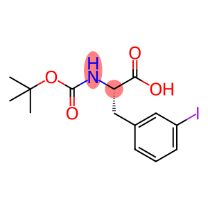 3-(3-iodophenyl)-2-[(2-methylpropan-2-yl)oxycarbonylamino]propanoic acid