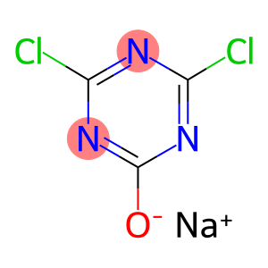 2,4-Dichloro-6-hydroxy-1,3,5-triazine sodium salt