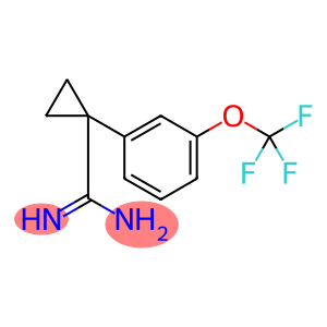 1-[3-(trifluoromethoxy)phenyl]cyclopropanecarboxamidine