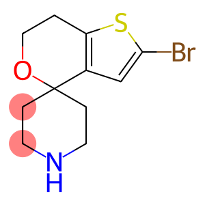 Spiro[piperidine-4,4'-[4H]thieno[3,2-c]pyran], 2'-bromo-6',7'-dihydro-