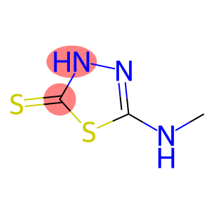 1,3,4-Thiadiazole-2(3H)-thione,5-(methylamino)-(9CI)