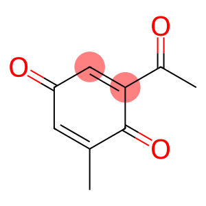 2,5-Cyclohexadiene-1,4-dione, 2-acetyl-6-methyl-