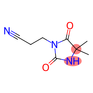 3-(4,4-dimethyl-2,5-dioxoimidazolidin-1-yl)propanenitrile