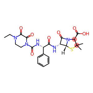 4-Thia-1-azabicyclo[3.2.0]heptane-2-carboxylic acid, 6-[[(2S)-2-[[(4-ethyl-2,3-dioxo-1-piperazinyl)carbonyl]amino]-2-phenylacetyl]amino]-3,3-dimethyl-7-oxo-, (2S,5R,6R)-