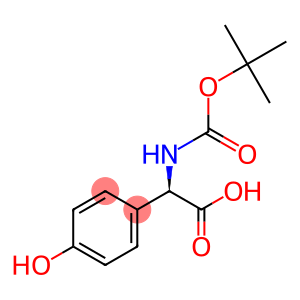 Boc-(R)-2-amino-2-(4-hydroxyphenyl)acetic acid