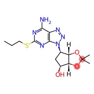 (3aR,4S,6R,6aS)-6-[7-Amino-5-(propylthio)-3H-1,2,3-triazolo[4,5-d]pyrimidin-3-yl]tetrahydro-2,2-dimethyl-4H-cyclopenta-1,3-dioxol-4-ol