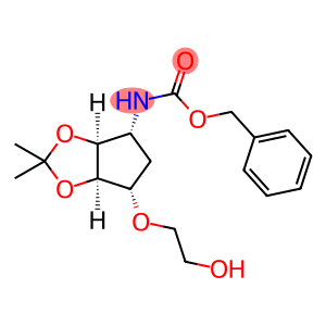 N-[(3aS,4R,6S,6aR)-四氢-6-(2-羟基乙氧基)-2,2-二甲基-4H-环戊烯并-1,3-二氧杂环戊烷-4-基]氨基甲酸苯甲酯