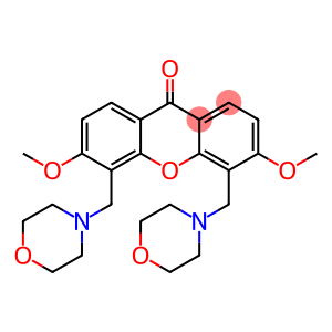 9H-Xanthen-9-one, 3,6-dimethoxy-4,5-bis(4-morpholinylmethyl)-