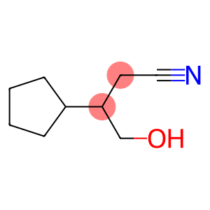 Cyclopentanepropanenitrile, -ba--(hydroxymethyl)- (9CI)