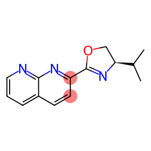 1,8-Naphthyridine, 2-[(4R)-4,5-dihydro-4-(1-methylethyl)-2-oxazolyl]-