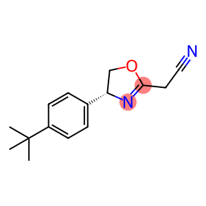 2-Oxazoleacetonitrile, 4-[4-(1,1-dimethylethyl)phenyl]-4,5-dihydro-, (4R)-