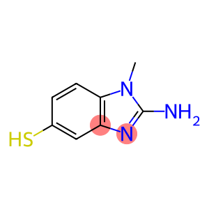 5-Benzimidazolethiol,2-amino-1-methyl-(8CI)