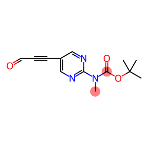 叔丁基甲基(5-(3-氧代丙酸-1-炔-1-基)嘧啶-2-基)氨基甲酸酯