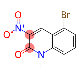 5-溴-1-甲基-3-硝基喹啉-2(1H)-酮