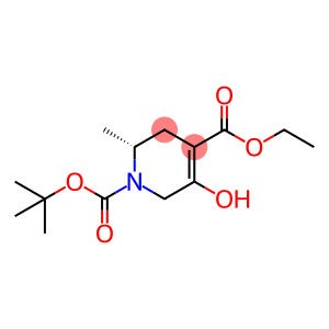 1,4(2H)-Pyridinedicarboxylic acid, 3,6-dihydro-5-hydroxy-2-methyl-, 1-(1,1-dimethylethyl) 4-ethyl ester, (2R)-