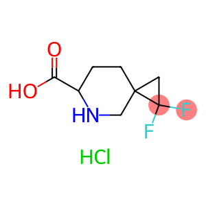 1,1-Difluoro-5-azaspiro[2.5]octane-6-carboxylic acid hydrochloride