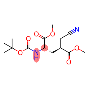 L-Glutamic acid, 4-(cyanomethyl)-N-[(1,1-dimethylethoxy)carbonyl]-, 1,5-dimethyl ester, (4S)-