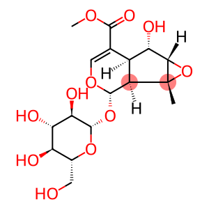Oxireno[4,5]cyclopenta[1,2-c]pyran-5-carboxylic acid, 2-(β-D-glucopyranosyloxy)-1a,1b,2,5a,6,6a-hexahydro-6-hydroxy-1a-methyl-, methyl ester, (1aR,1bS,2S,5aS,6S,6aS)-