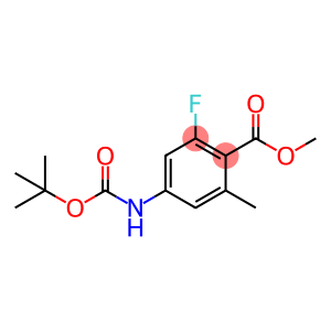 Methyl 4-((tert-butoxycarbonyl)amino)-2-fluoro-6-methylbenzoate