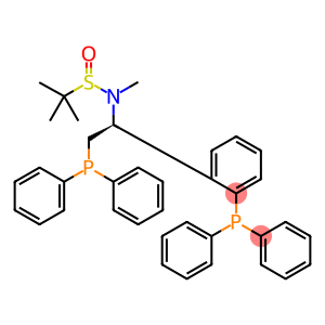 S(R)]-N-[(1S)-2-(Diphenylphosphino)-1-[2-(diphenylphosphino)phenyl]ethyl]]-2-methyl-N,2-dimethyl-2-propanesulfinamide