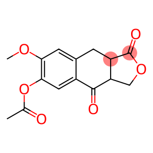 Naphtho[2,3-c]furan-1,4-dione, 6-(acetyloxy)-3,3a,9,9a-tetrahydro-7-methoxy-