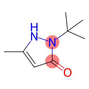 3H-Pyrazol-3-one,  2-(1,1-dimethylethyl)-1,2-dihydro-5-methyl-
