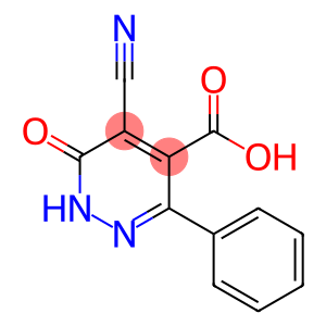 5-cyano-1,6-dihydro-6-oxo-3-phenyl-4-Pyridazinecarboxylic acid