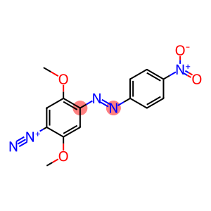 2,5-dimethoxy-4-[(4-nitrophenyl)azo]-benzenediazoniu