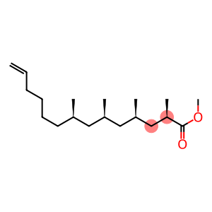 [2R,4R,6R,8R,(-)]-2,4,6,8-Tetramethyl-13-tetradecenoic acid methyl ester