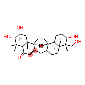 (4S)-3α,20β,21β,23-Tetrahydroxy-C(14a)-homo-27-norgammacer-14-en-16-one