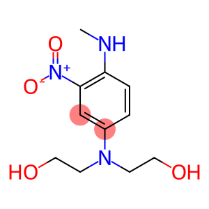 1-Methylamino-2-nitro-4-(bis-2-hydroxyethyl) aminobenzene