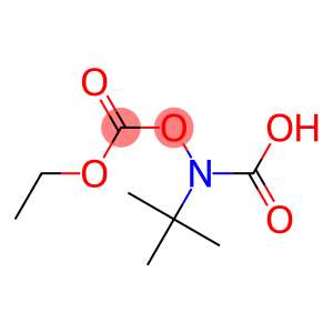 Hydroxylamine, N,O-dicarboxy-, N-tert-butyl ethyl ester (8CI)