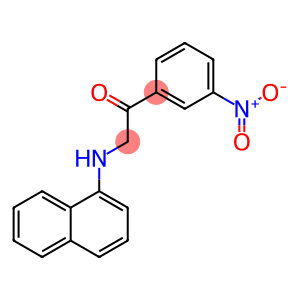 Ethanone, 2-(1-naphthalenylamino)-1-(3-nitrophenyl)-