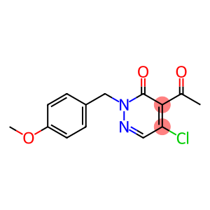 4-乙酰基-5-氯-2-(4-甲氧基苄基)哒嗪-3(2H)-酮