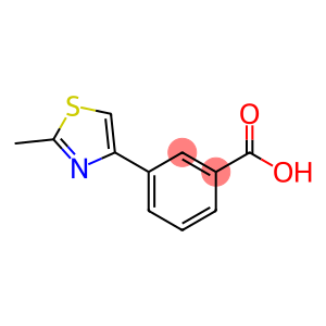 3-(2-甲基-1,3-噻唑-4-基)苯甲酸