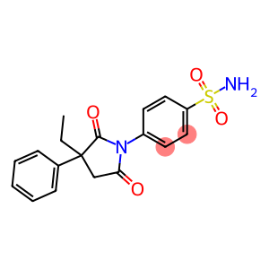 4-(3-Ethyl-2,5-dioxo-3-phenyl-1-pyrrolidinyl)benzenesulfonamide