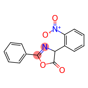 5(4H)-Oxazolone,  4-(2-nitrophenyl)-2-phenyl-