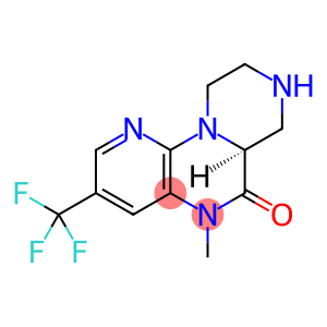 (S)-5-Methyl-3-(trifluoromethyl)-7,8,9,10-tetrahydro-5H-pyrazino[1,2-a]pyrido[3,2-e]pyrazin-6(6aH)-one