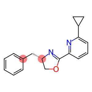 Pyridine, 2-cyclopropyl-6-[(4S)-4,5-dihydro-4-(phenylmethyl)-2-oxazolyl]-