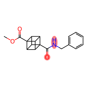 Pentacyclo[4.2.0.02,5.03,8.04,7]octane-1-carboxylic acid, 4-[[(phenylmethyl)amino]carbonyl]-, methyl ester