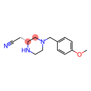 2-Piperazineacetonitrile, 4-[(4-methoxyphenyl)methyl]-, (2R)-