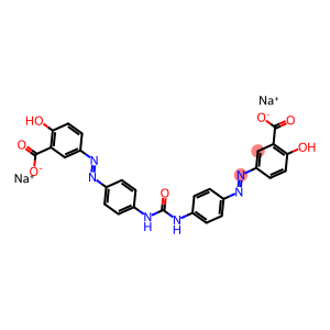 (3E)-3-({4-[({4-[(2E)-2-(3-carboxy-4-oxocyclohexa-2,5-dien-1-ylidene)hydrazino]phenyl}carbamoyl)amino]phenyl}hydrazono)-6-oxocyclohexa-1,4-diene-1-carboxylic acid
