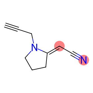 Acetonitrile, [1-(2-propynyl)-2-pyrrolidinylidene]-, (2E)- (9CI)